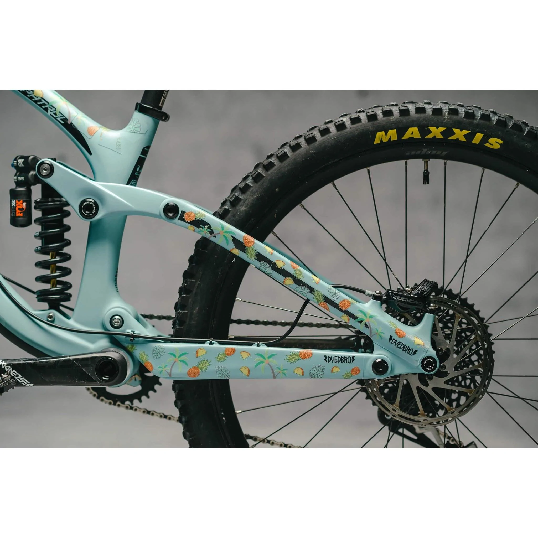 Protector Cuadro Bicicleta Pro Full Tropical Dyedbro – Novena Racing